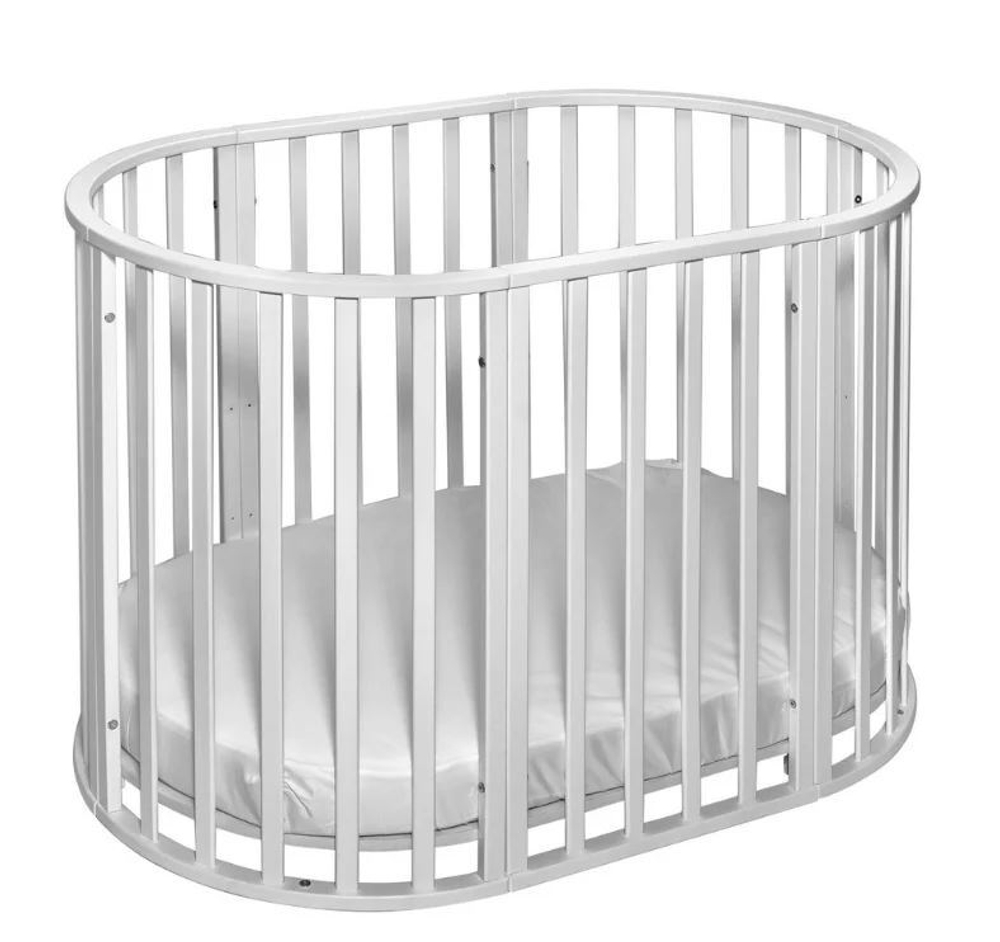 Кроватка-трансформер с маятником Sweet Baby Delizia V2 9 в 1 белый
