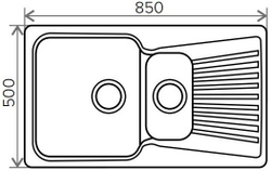 Мойка POLYGRAN F-18 песочный № 302