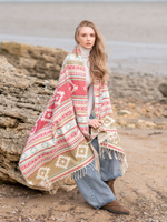 Шарф теплый с орнаментом Сканди