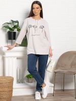 Блуза Сияющий набросок (бежевая) Б15286-18М LT Collection