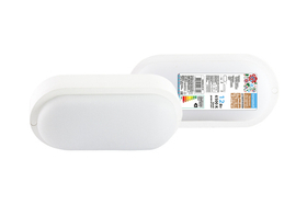 Светодиодный светильник LED ДПП 3801 12Вт 6500К IP65 белый овал 177*85*57 мм Народный TDM SQ0366-0131