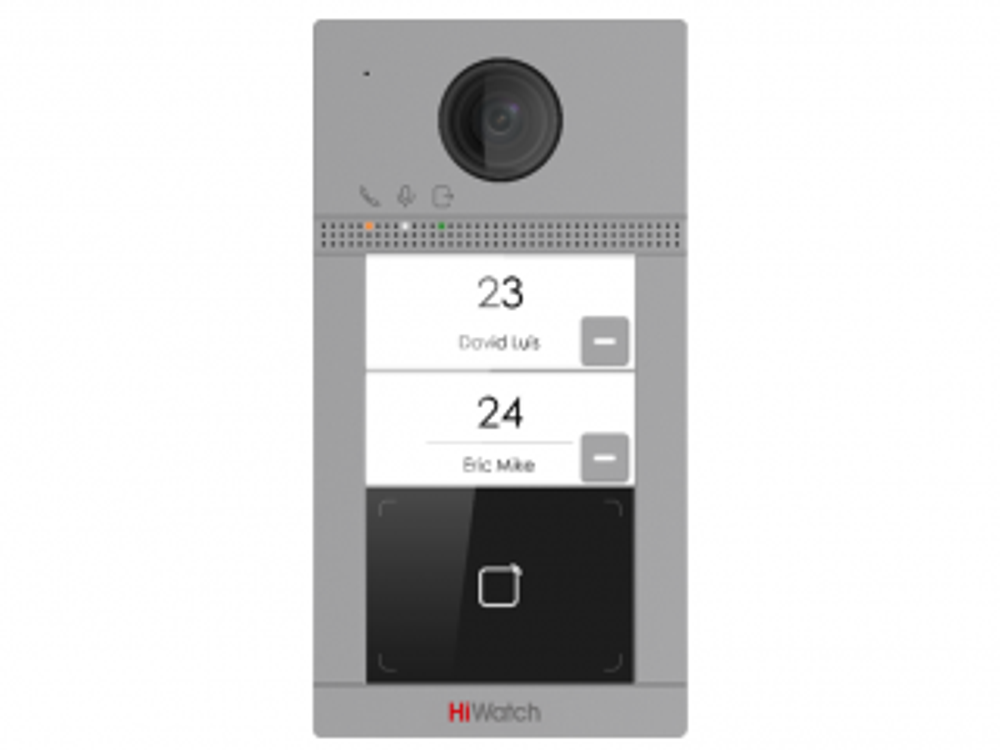 Вызывная панель IP-домофона Hiwatch VDP-D4212W.B/Flush