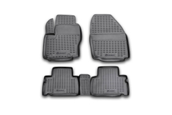 Коврики Standard, в салон FORD S-MAX, 2006- , (FN), 4 шт. (полиуретан, чёрные) Element.NLC.16.12.210