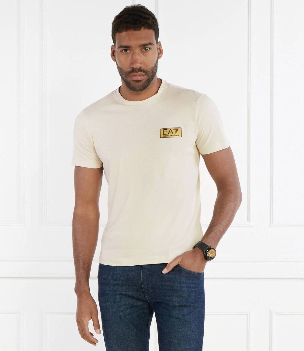 Футболка EA7 - бежевый(3DPT07 PJM9Z)