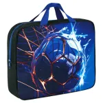 Папка с ручками А4, Brauberg, широкая, Score goal, ткань, молния