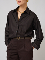 Рубашка оверсайз из хлопка