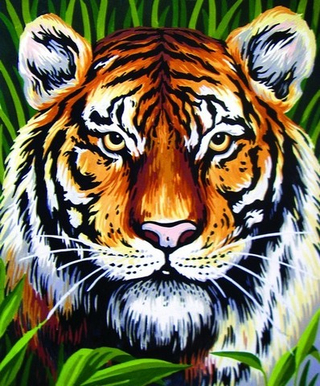"Тигр"-6253 канва с рисунком