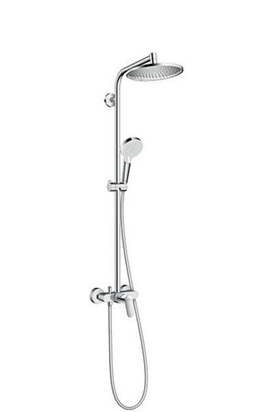 Душевая система Hansgrohe Crometta S 240 1jet Showerpipe Ecosmart 27269000