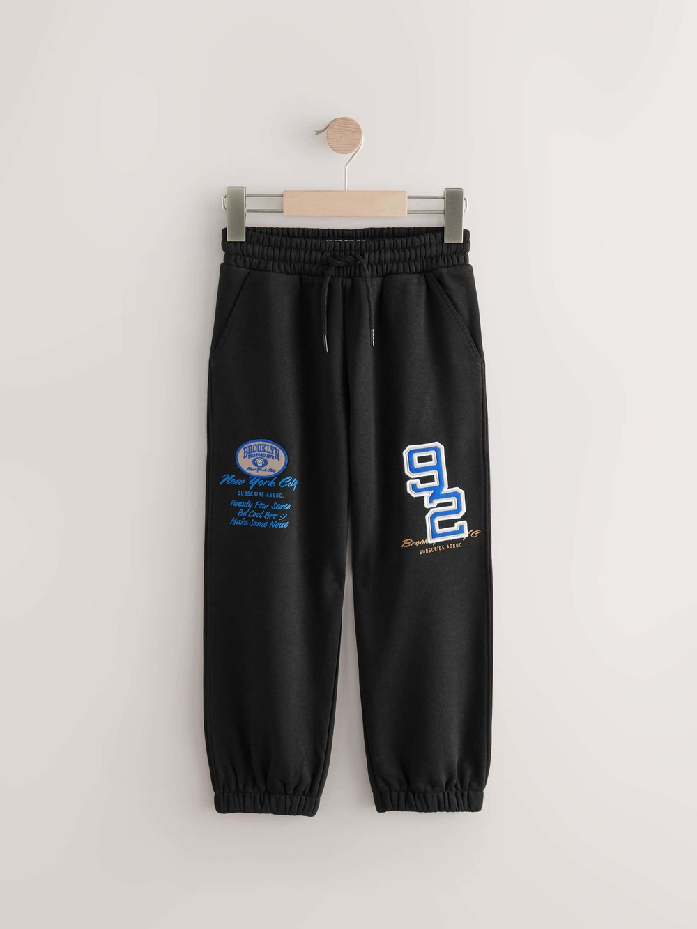 Джоггеры для мальчика Next E43-393, Черный