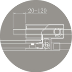 Душевой уголок Cezares Slider 110x110 SLIDER-A-2-100/110-C-Cr профиль Хром стекло прозрачное