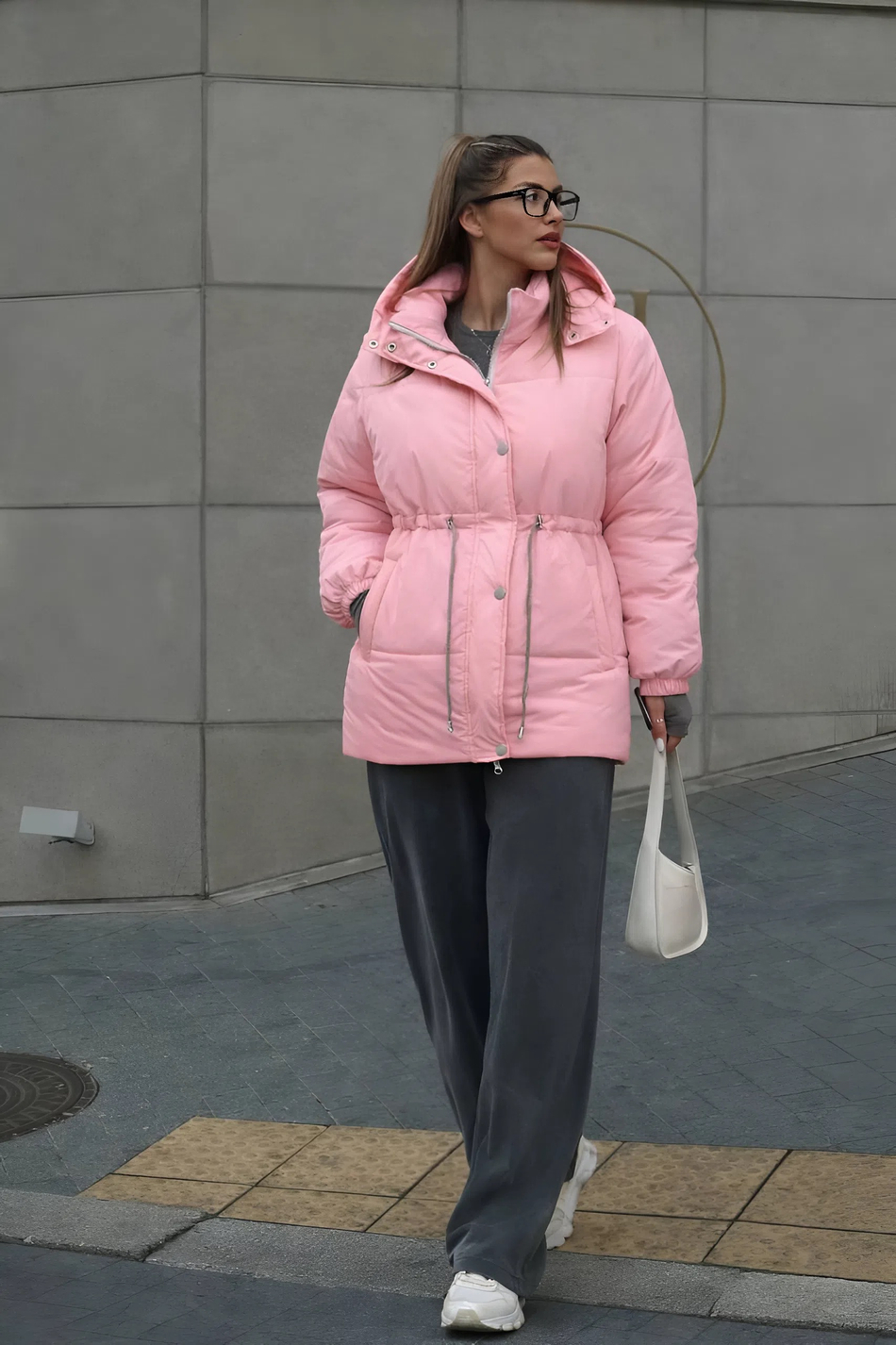 Парка  женская демисезонная "Воздух" черный