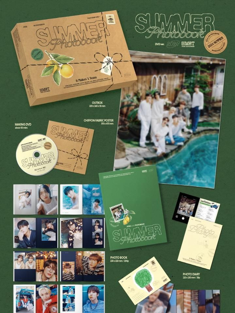 видео ATEEZ - 2024 SUMMER PHOTOBOOK DVD Version
