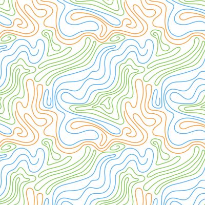 Абстракция. Цветные линии