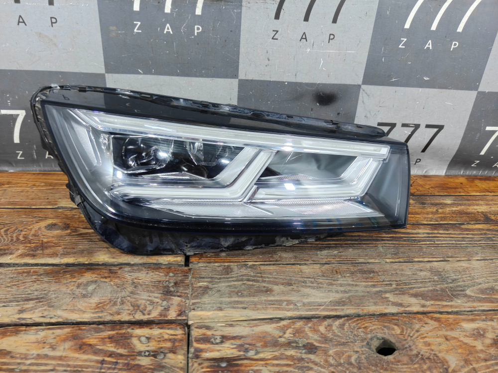 Фара правая LED Audi Q5 (FY) 17-20 Б/У Оригинал 80A941774