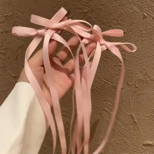 Заколка для волос "Ленточный Бантик"