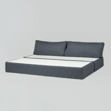 Бескаркасный диван-кровать (трансформер) BuyDream (джинс)