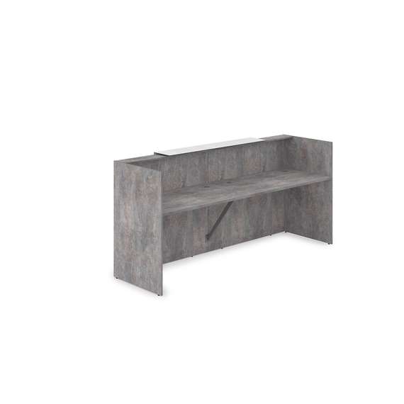 1КР-КЛ.001.1 Комплект Ресепшн с фартуком HPL (2432*750*1149) (с подсветкой)