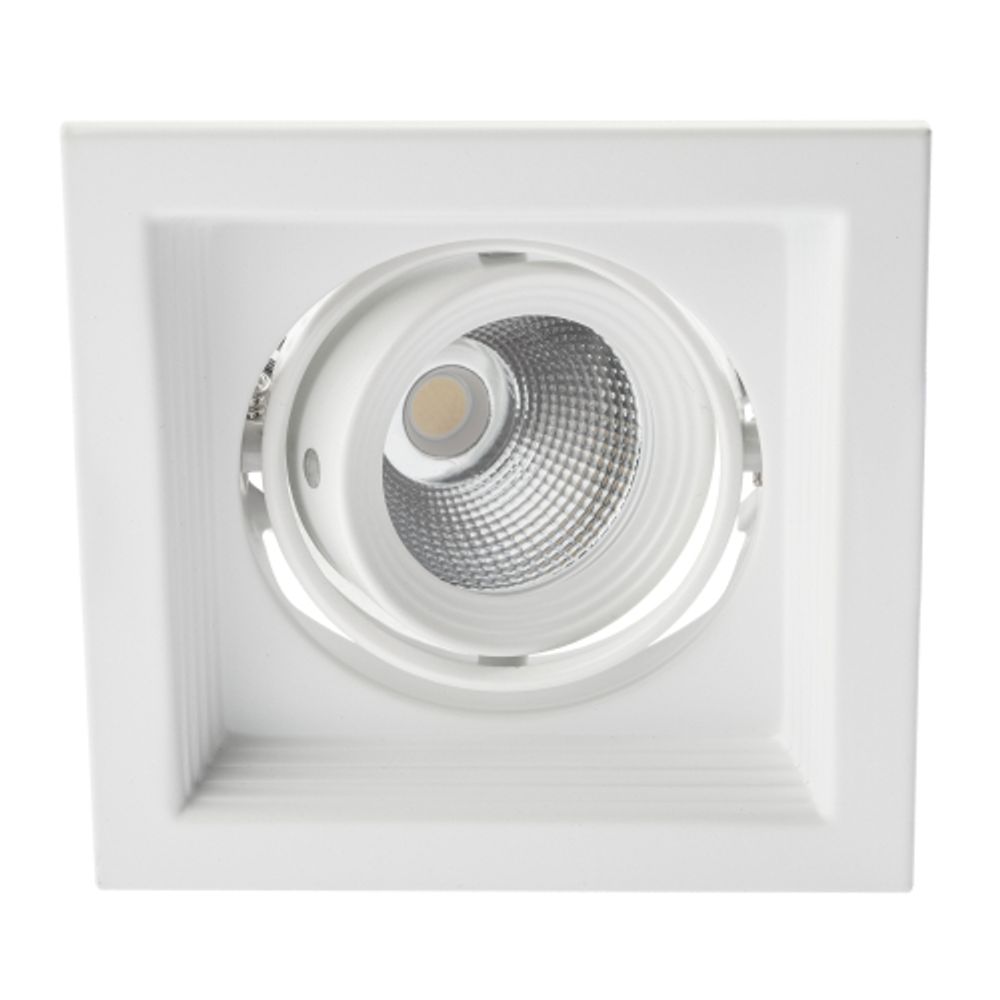 Светильник светодиодный встраиваемый Даунлайт ЭРА SKD-11-36-40K-W09 9Вт 4000К 1080Лм 130х130х100мм 5 лет гарантии