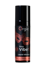 Гель для массажа ORGIE Sexy Vibe Hot с разогревающим и вибрирующим эффектом, 15 мл