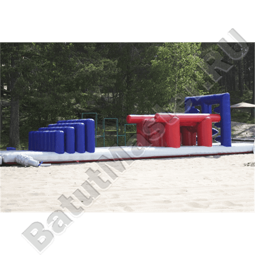Надувная полоса препятствий "Полоса стена"