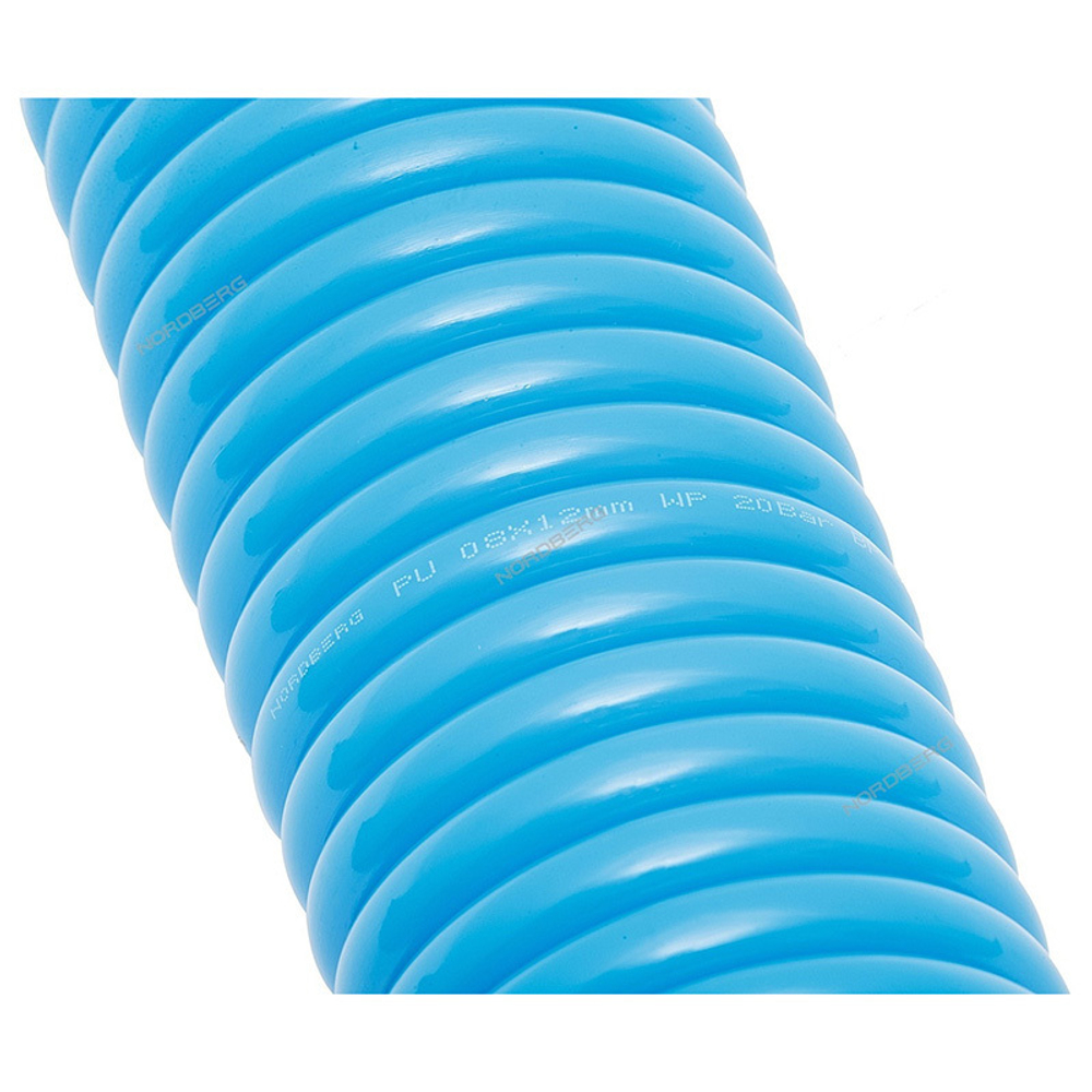 NORDBERG (HS0810PU) Шланг полиуретановый спиральный 8х12 мм, 10 м