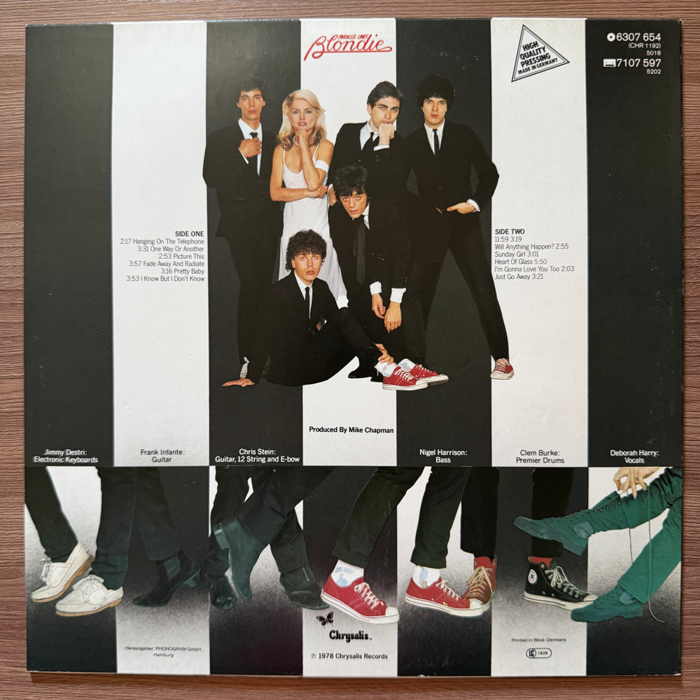 Blondie ‎– Parallel Lines (Германия)