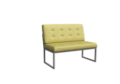 Next Диван двухместный NLT.D-2 Korfu 14/Металл Серый 1300*663*885