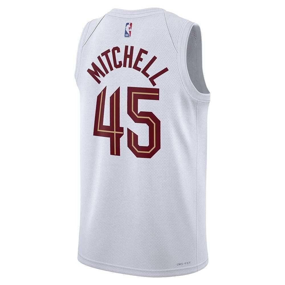 Баскетбольная футболка Nike Dri-FIT NBA Swingman Cleveland Cavaliers Association Edition 2022/23 Donovan Mitchell T-shirt White Баскетбольная футболка Nike Dri-FIT NBA Swingman Cleveland Cavaliers Association Edition 2022/23 Donovan Mitchell T-shirt White