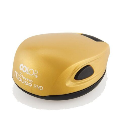 Печать на карманной оснастке Colop Stamp Mouse R40 Д40 мм