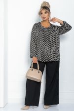 Блуза Ланта (черная) Б11845 LT Collection