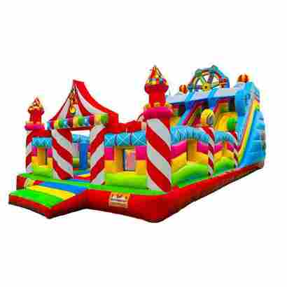 Коммерческий надувной батут «Парк развлечений 4» 12*6*7 м