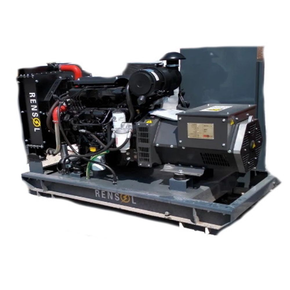 Дизельный генератор RENSOL RW25HO открытая
