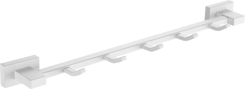 5016-F Вешалка для полотенца с 5-ю крючками (БЕЛЫЙ) ViEiR  (30/1шт)