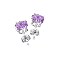 Серьги пусеты Lavander XS