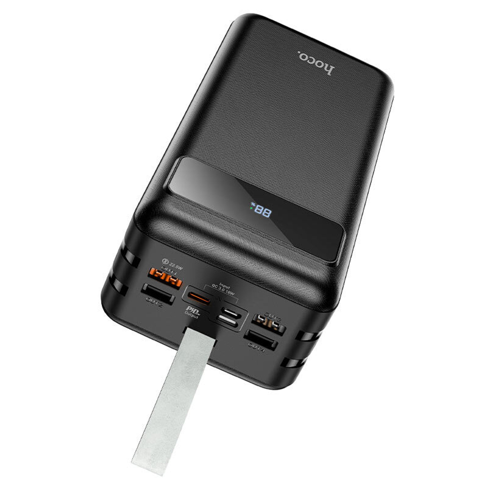 Портативный аккумулятор HOCO J86B 60000 mAh (черный)