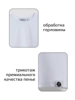 Лонгслив детский в школу белый