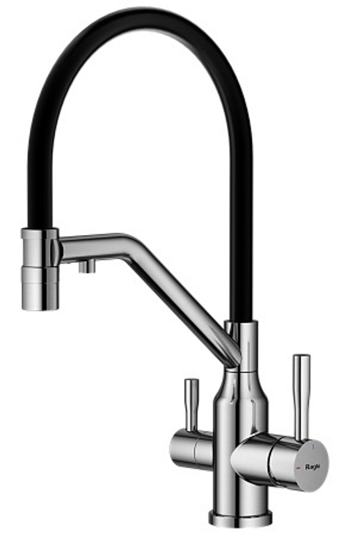 Смеситель для кухни со съемным изливом на магните и подключением фильтра питьевой воды R81.62.05