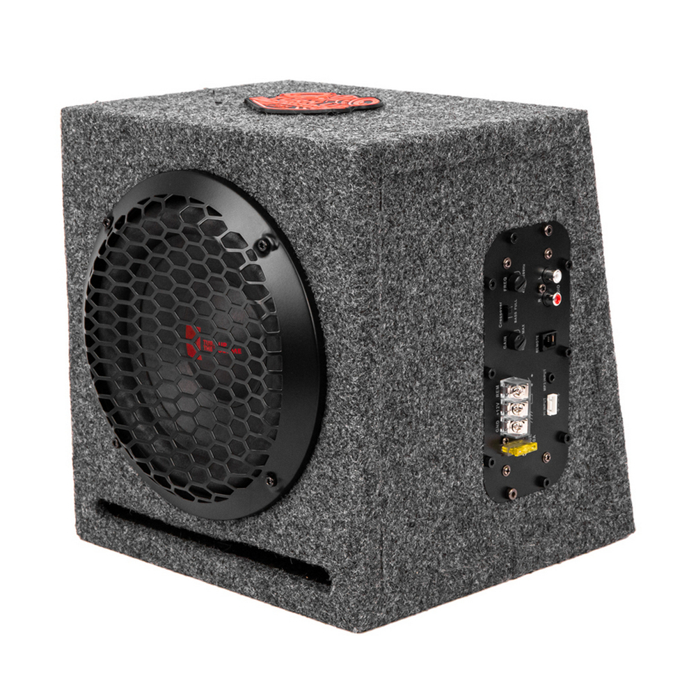 Автосабвуфер ACV CRAFT F8A активный, корпусной 20см.серый