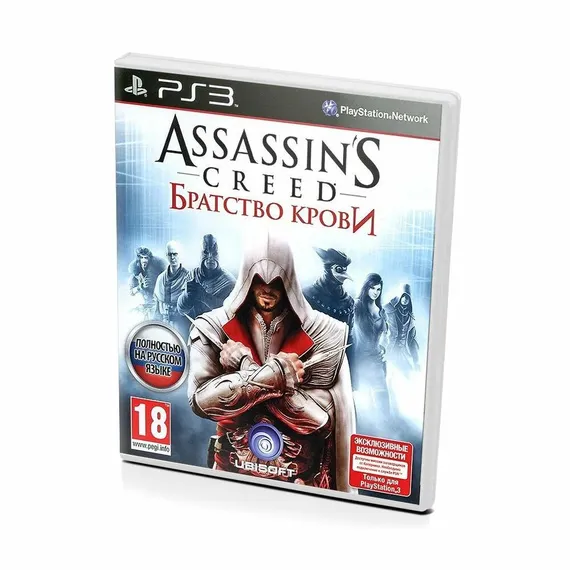 PS3 Assassin's Creed: Братство крови (Brotherhood) (Б/У, Полностью на русском языке, BLES-00911)
