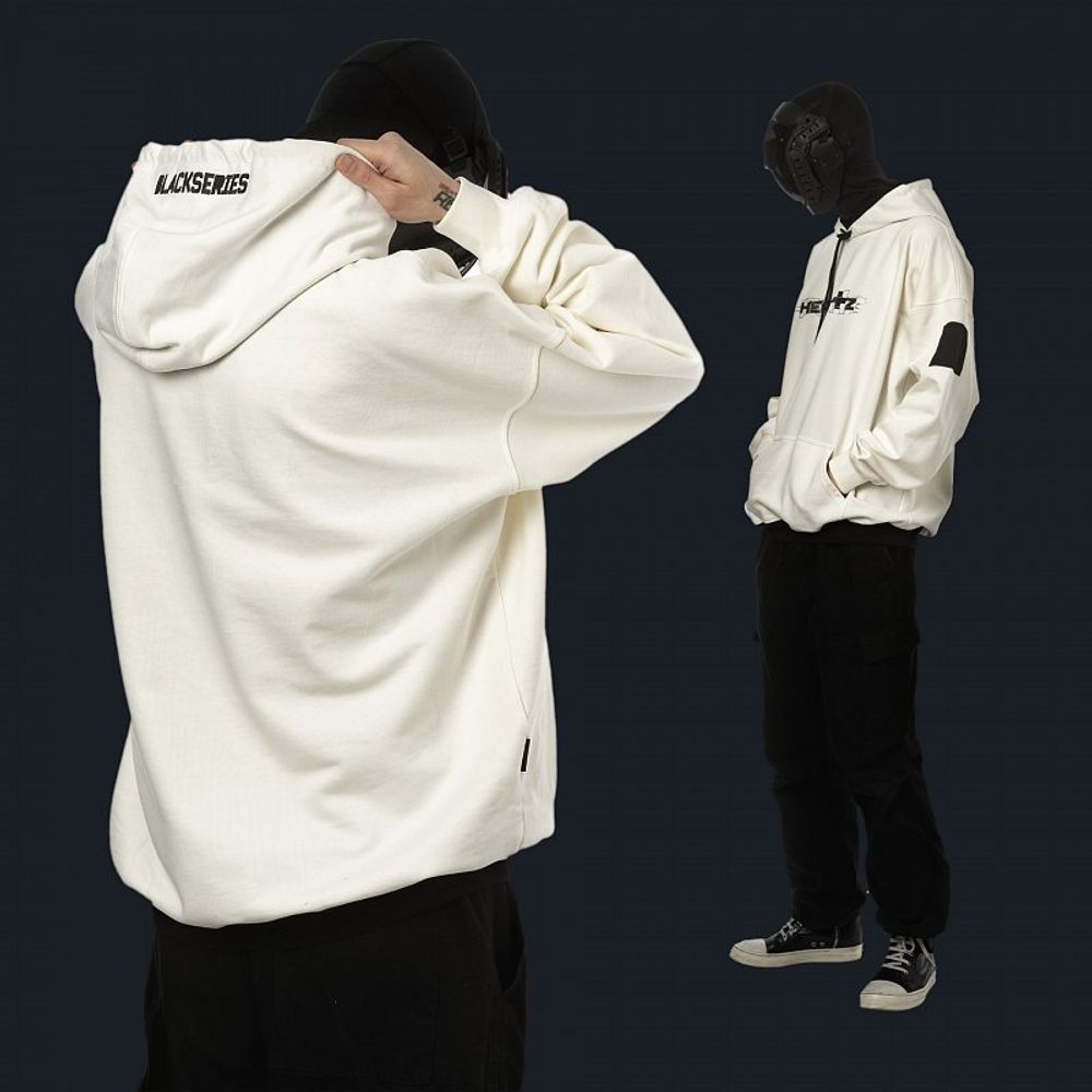 Худи Heartz  «Wave Logo» Black Series ED2 Milk Молочный