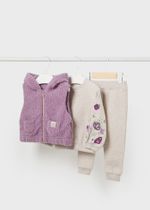 жилетка с толстовкой и брюками