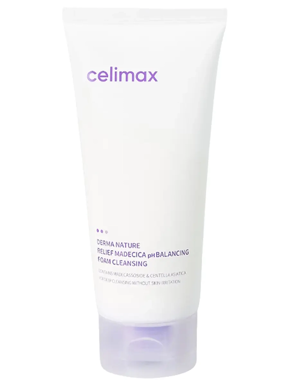 Celimax Слабокислотная очищающая пенка с центеллой азиатской Derma Nature Relief Madecica pH Balancing Foam 150 мл