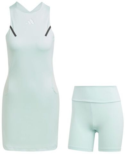 Теннисное платье Adidas Premium Dress - semi flash aqua
