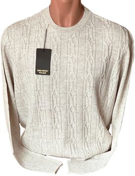 KING WOOL (Турция) из шерсти джемпер. Размеры (52-62)