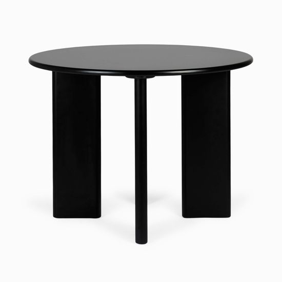 Обеденный стол Blos диаметр 100 черный МДФ