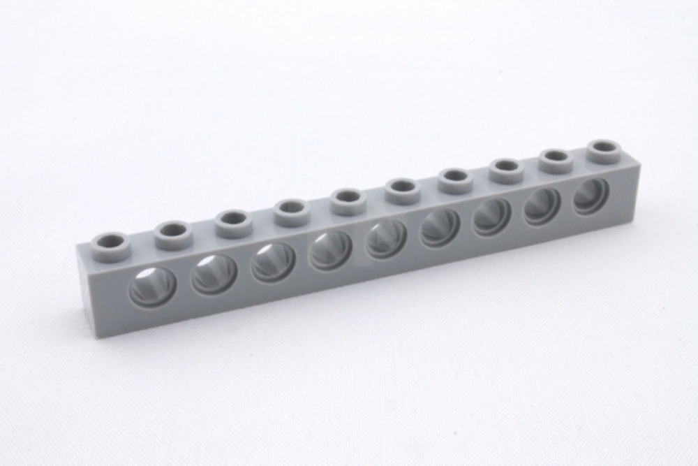 Lego 50шт Кирпич 1x10 R4.9 (серый) 4211374