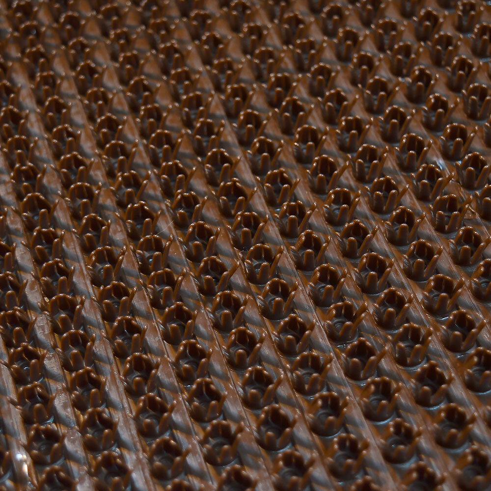 Коврик 45*60см "Травка" щетинистое покрытие, коричневый