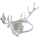 Набор колец для салфеток 6шт «Олень» 7*6см, серебро