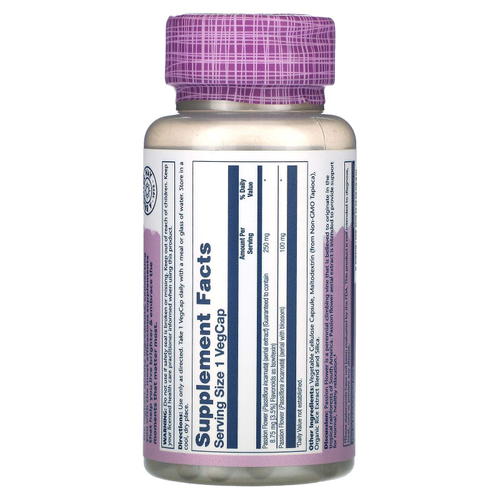 Solaray, Vital Extracts, Passion FLower, 60 растительных капсул