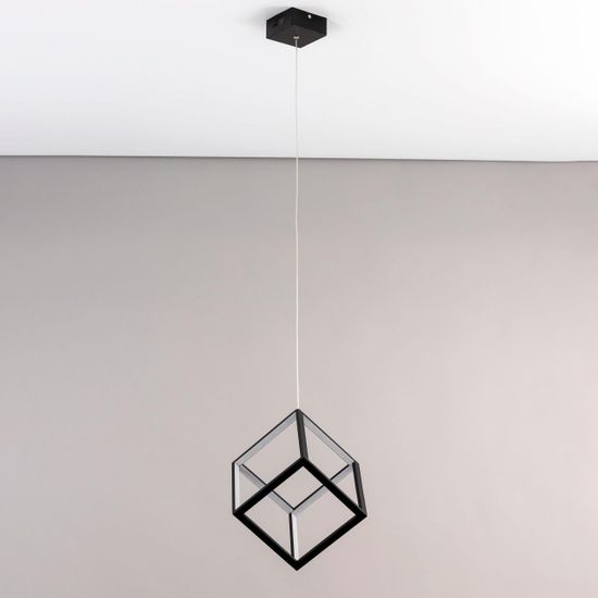 CL719201 Куб Черный Св-к Подвес, LED 30W*4000K